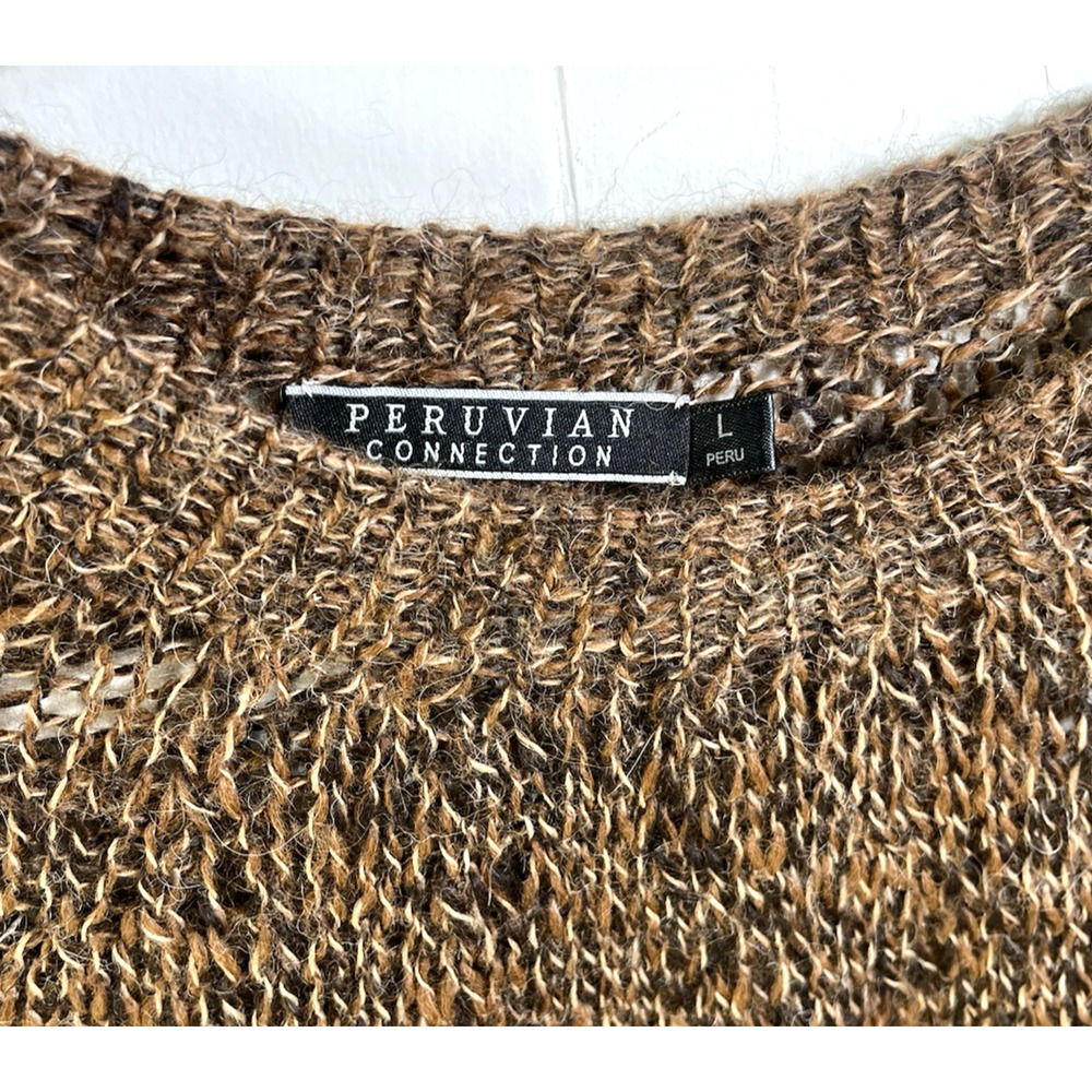 Peruvian Connection Asymmetrical Tunic Sweater 10… - image 8